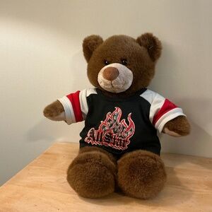 Build a Bear Brown Bear with All Star shirt
